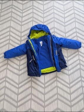 Blue 3-in-1 Kids Winter Jacket (Size 4T)